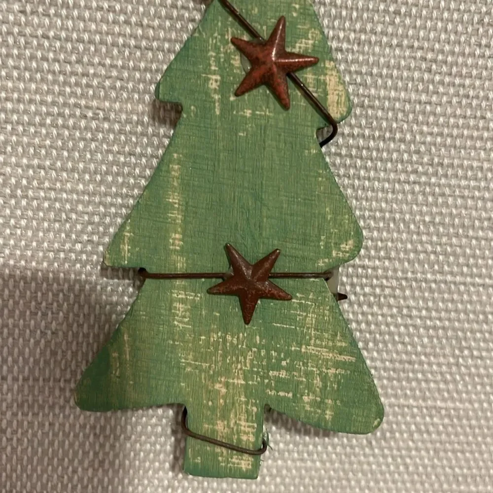 Christmas Tree Wooden Ornament